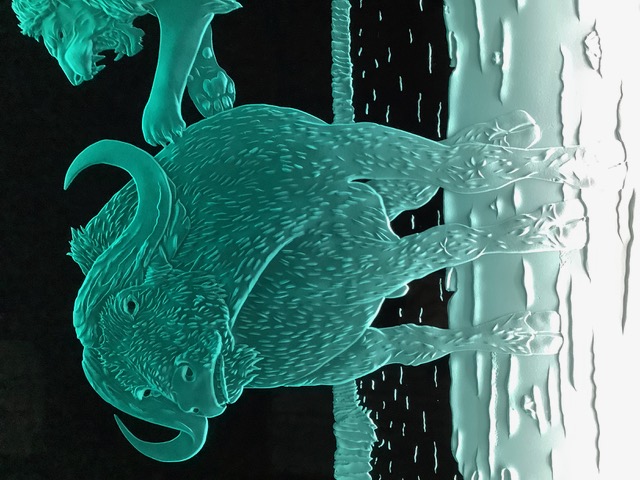 Water-Buffalo-Sand-Carved-Glass-by-Lex-Melfi